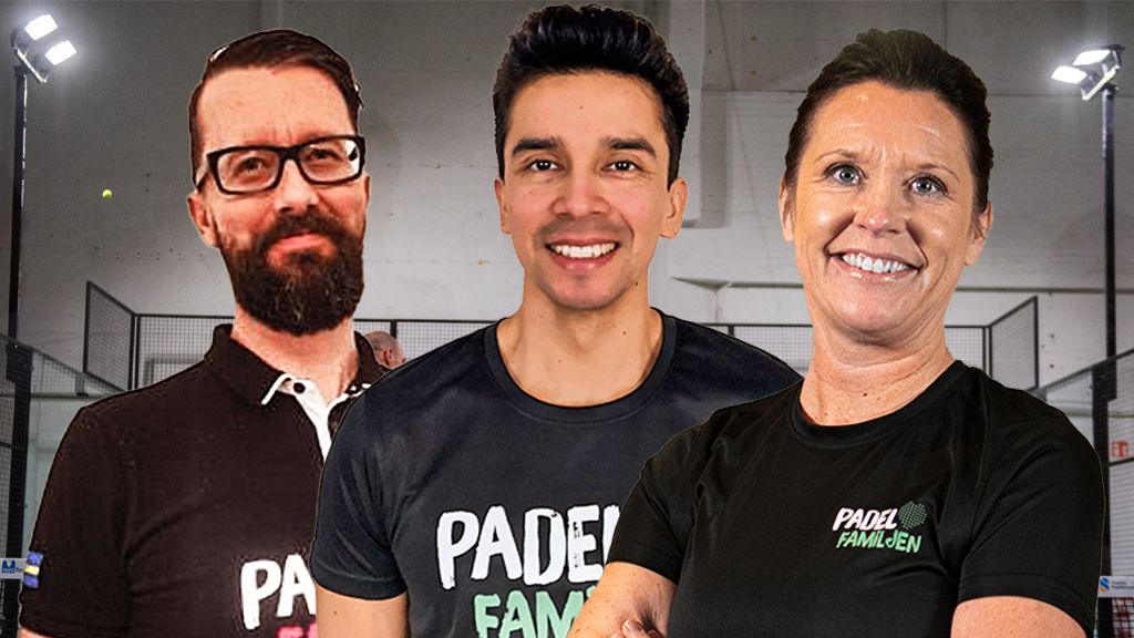 Padelfamiljen startar blogg på PadelDirekt — möt trion bakom