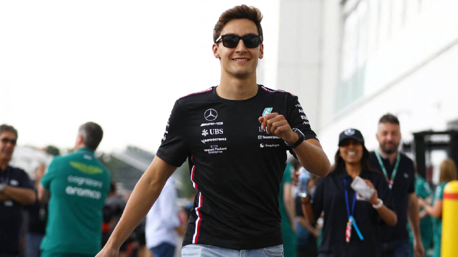 Russell i lögndetektor: “Är du snabbare än Lewis Hamilton?”