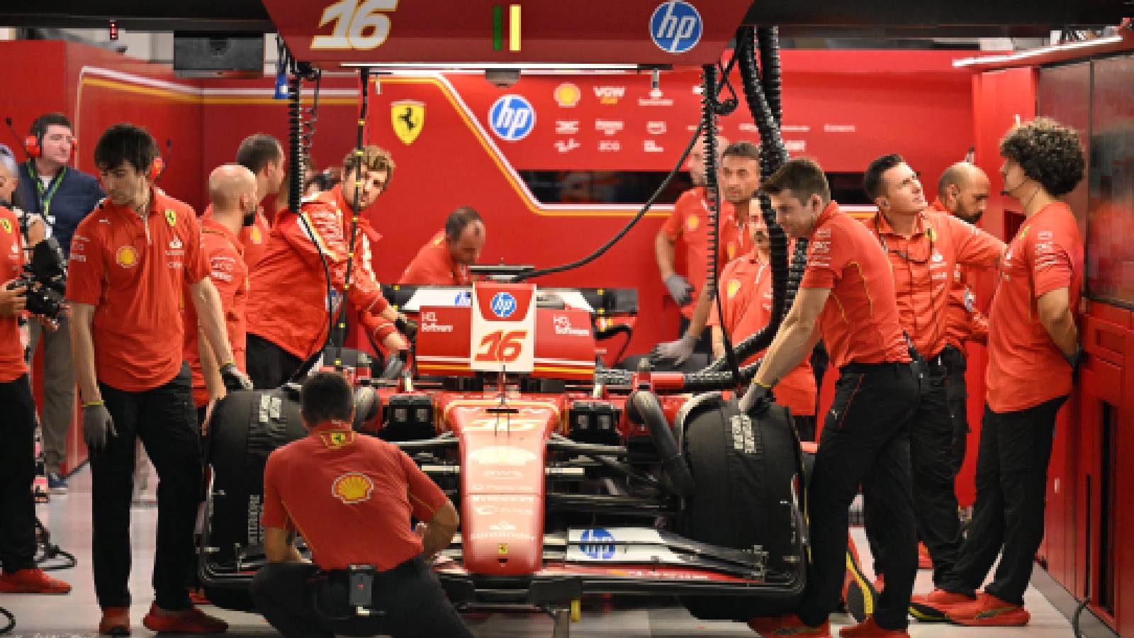 Austin Rivers Ferrari Ferrari med en uppdatering till F1-loppet i Austin