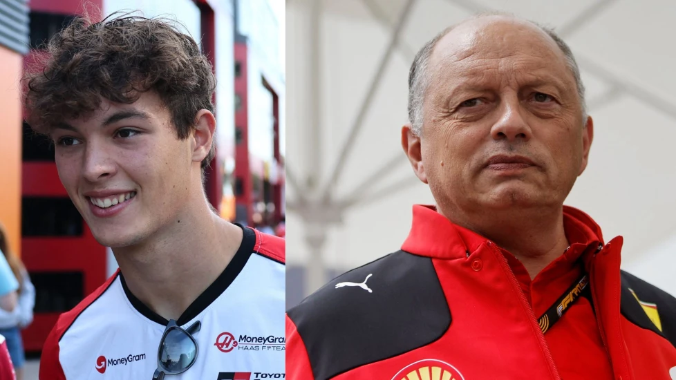 Fred Vasseur hyllar Oliver Bearman: ”Vi är väldigt glada för hans skull”