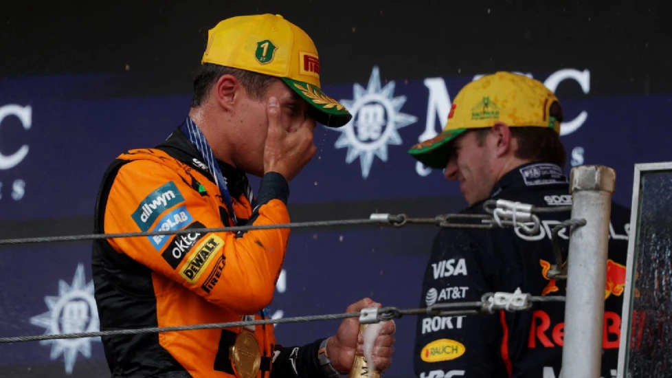 Lando Norris mardrömshelg - Max Verstappen tog in mer halva försprånget