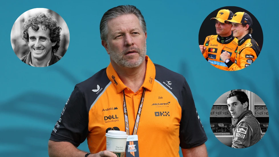 Zak Brown: "McLaren kommer aldrig bli ett enmans-team som Red Bull"
