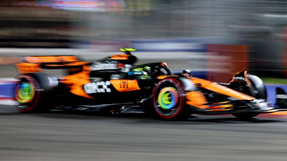 Lando Norris snabbast i F1-kvalet till Mexikos Grand Prix